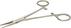 The Beadsmith Hemostat Clamp – Serrated Jaw – 5 inches – Stainless Steel – Prevents Beads from Sliding Off Unfinished Strung Jewelry – Ideal Tool for Hobbies, Electronic, Fishing and Other Crafts