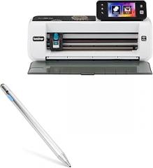 BoxWave Stylus Pen Compatible with Brother ScanNCut (CM350) - AccuPoint Active Stylus, Electronic Stylus with Ultra Fine Tip - Metallic Silver