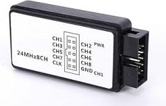 LA1002 Portable USB 24M 8 Channel C Analyzer Set for Electronics, Home, and Automotive Use