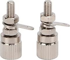 2Pcs Brass Current Terminal Connector, 20A M4 for Electronic Instruments, Industrial Equipment, Inverters, Welding Machinery, Solar Cells with Easy Installation