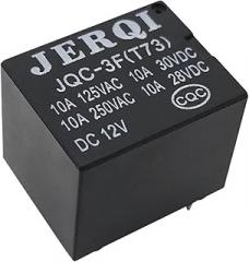 24V 10A 5-foot 4-foot device T73 electronic circuit board relay JQC-3F copper point small magnetic relay