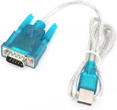 Fydun 2Pcs USB to RS232 Serial, HL 340 to Port 9 Pin Cable Electronics COM A Convertor Blue