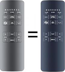 New Replacement RF258B Adjustable Bed Remote Control Compatible with Beautyrest SmartMotion 2.0 Serta Motion Plus Ergomotion Massage TEMPUR-Pedic JLDK.27.03.06 RF258B