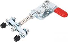 Toggle Clamp 40kg Dual Head Stainless Steel Toggle Clamp FA3005B Left Right Push Pull Clamp with Plastic Cover Handle for Mechanical Operating Welding Electronic