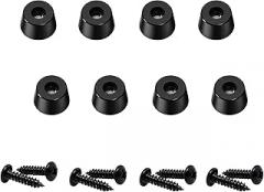 8Pcs Speaker Isolation Pad, Rubber Feet Kit for Electronics Guitar Amp Speaker Turntable Cutting Board Feet 0.6