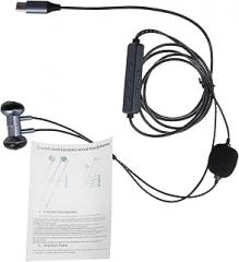 Wired Headphones with Mic Advanced Chip Technology UserFriendly Controls Sound Card Function for Live Performance- Plastic Material