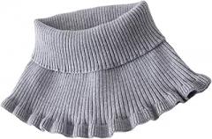 Milisten Winter Elastic Wool Blend Neck Warmer for Men and Women, Portable Knitted Neck Sleeve Warm Protector for Daily Use and Outdoor Cold Weather