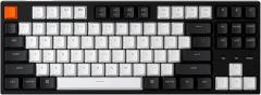 Keychron C1 Hot-swappable Wired Mechanical Computer Keyboard with Gateron G Pro Brown Switch/Double-Shot ABS Keycaps/White Backlight/USB Type-C Cable, Tenkeyless 87 Keys for Mac Windows PC
