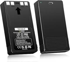 OANSER LIT-22 Rechargeable Lithium Battery 2 Pack, 7000mAh LIT-22 Hunting Trail Camera Replacent Battery for Spypoint Cellular M,Dark,S-Dark,S,G-36,Flex-M/G-36/Plus with Type-C