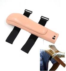 Wearable Injection Training Pad,Venipuncture Practice Arm,Electronic Upper Arm Intramuscular Injection Training Model,with Light and Alarm Sound Prompts,Intradermal Injection Training Arm