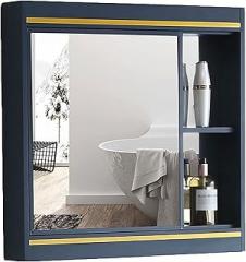 Bathroom Mirror Cabinet Modern Furniture Decorative Cupboards with Large Storage Function Wall Hanging Simple and Modern