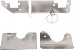 Stainless Steel Door Lock Protective Device for Ducato Van Rear and Side Roof Door Security Side