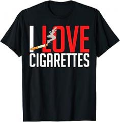 Cigarette Smoking Electronic Smoker Case Smoke T-Shirt