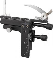 Professional Microscope Moveable Stage High Accurate Caliper for Convenient Slice Movement for Laboratory Scientists Plastic and Metal