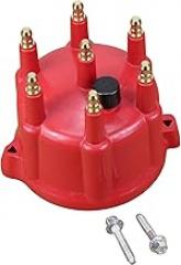 AIP Electronics RED V6 Heavy Duty Performance Ignition Distributor Cap Compatible with 1992-2003 Dodge Pickup Dakota Ram 1500 3.9L V6 OEM Fit CAP1038-R
