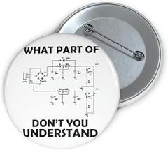 Teegarb Letter Blanket Hilarious Pinback Button Pin Badge Electronics Motor Engines Technologist Mechinist Electrometallurgist Mechanic Tech