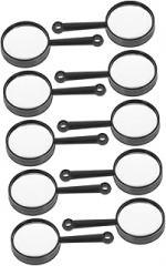 10pcs Handheld Glass Optical Lens for Mineral Detection Portable Reading Magnifier for Fieldwork and Travel Features Design for Easy Carrying
