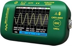 Handheld Digital Oscilloscope OT2 Mini 10MH 48MSa/s 2-in-1 Signal Generator Electronic Repair Tools Graphics Tester(OT2 (Standard))