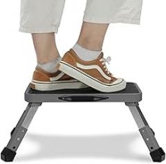 Navaris Portable Step Stool - Folding One Step Ladder - 16cm / 18.5cm / 21.2 cm (6.3