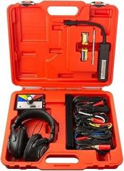Electronic Stethoscope Diagnostic Kits,Chassis System Electronic Diagnostic Kits 6CH Automobile Engine Chassis Transmission Abnormal Noise Tester Detection Instrument with Headset 800mv/g 24K