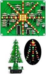 Gikfun Electronic LED Flashing Lights Soldering Practice Board, Christmas Tree Led DIY Kit
