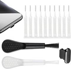 Phone Charger Cleaning Kit, Laptop Detailing Brush, Phone Charging Port Cleaning Kit with Dust Plug, for Electronic Care, Tablet, Laptop, Daily Maintenance, Home, Travel, Device Upkeep