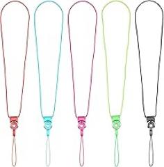 yueton Pack of 5 Detachable Neck Strap Band Lanyard for Cell Phone Camera iPod Mp3 Mp4 USB Flash Drive ID Card Badge Other Electronic Devices