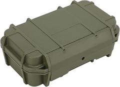 Hard Storage Toolbox with configurable foam padding for electronics and valuables, an ABS Plastic Storage Case ideal for photography gear and travel (Double-layer waterproof box, military