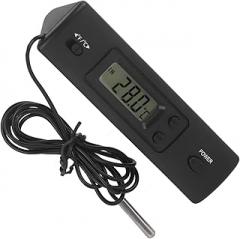 Electronic LCD Digital Temperature Meter Thermometer Probe Sensor Wired for Refrigerator