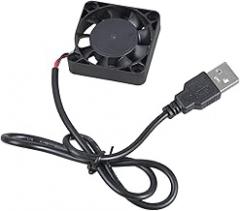 Oil Bearing USB Cooling Fan 40x10mm DC5V Silents Operations for Networking Equipment and Electronics Energy Efficient USB Fan for Desktop Computers