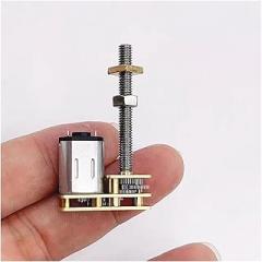 N20 Full Metal Gearbox Gear Electronic Starter DC 3V-6V 15rpm-300RPM with 35mm M4 Thread Flip Output Shaft 35mm Linear Actuator. DINZHHENGYIN((A) 15 RPM)