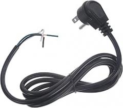 Veemoon Ul Copper Prong Extension Cord with Flat Low Profile US Plug Durable Power Replacement Cable for Household Appliances Radio Power Cord Compatible with Rice Cookers and Electronics