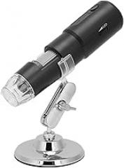 Digital Microscope Electronic Microscope Magnifier Endoscope Microscope 50-1000X Rechargeable USB Connection 8 LED 360° Rotating Base for Skin Check Biological