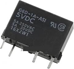 Electronic Parts Relay 10PCS Power relays G6D-1A-ASI-5VDC G6D-1A-ASI-12VDC G6D-1A-ASI-24VDC 4PIN 5A (Size : OneColor)