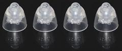 FCS Domes for Oticon MiniFit RIC Hearing Instrument (Pack of 4 Dome, Bass Double Vent, 6 mm)