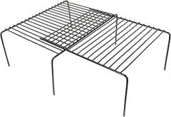 Milisten Retractable Cabinet Organizer and Spice Rack, Black Iron Expandable Kitchen Storage Shelf for Household Seasoning and Dishware, Multi-function Desktop Rack for Pantry