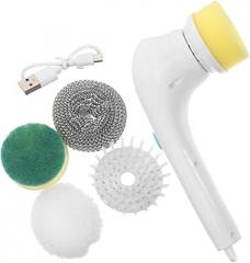Cleaning Brush 5-in-1 Scrubber for Bathroom Kitchen Shower Tile Toilet