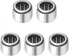 Othmro 5Pcs HK101612 Needle Roller Bearing,Two Way Bearing, 0.39in Bore 0.63in OD 0.47in Width Deep Groove Ball Bearing, Bearing Steel Ball Bearings for Industrial Robots Electronic Parts Machinery