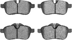 KarParts360 For BMW Z4 2009 2010 Disc Brake Pads | Low Metallic Friction | Electronic Pad Wear Sensor | 52.1 Millimeters / 2.05 Inches Inner Pad Height | 106.2 Millimeters/4.18 Inches Inner Pad Width