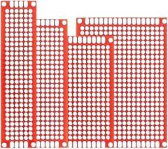 5PCS/LOT Printed Circuit PCB DIY Electronic Kit Double Sided Board Electronic Board Red 2X8 3X7 4X6 5X7cm