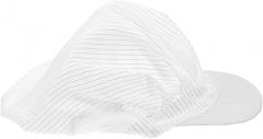 LIFKOME Anti-Static Working Cap Breathable Mesh Design Lightweight Comfortable Hat for Electronics Industry Pharmaceutical Food Processing Workshops Stable Secure Fit White