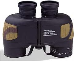Binoculars, Compass Electronics,Waterproof, High-Definition,Large Eyepiece BAK4 Binoculars,Waterproof Binoculars for Hunting Bird Watching