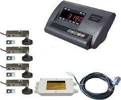 Load Cell, Full Set of Accessories for Small Weighbridge Instrument Wide Measuring Coriolis Sensor DIY Electronic Scale(0.5Tsuit)