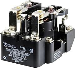 NTE Electronics R04-11A30-24 Series R4 General Purpose Multicontact AC Open Frame Relay, Heavy Duty, DPDT Contact Arrangement, 30 Amp, 24 VAC