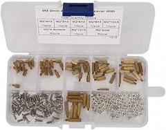 Standoff Set Screws Fasteners M2 M2.5 M3 180Pcs Nuts Electronic Industry Assortment(M2)