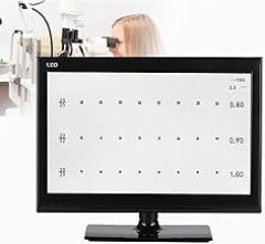18.5/21.5in LCD Electronic Optical Eye Chart, Visual Acuity Chart Digital, with 44+ Visual Targets and 5 Display Methods, for Ophthalmic Clinic, Eyewear Fitting 21.5in