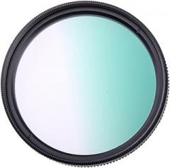 Colorful Filter Color Adjustable Gradient Scape 49MM 52MM 55MM 58MM 62MM 67MM 72MM 77MM for Canon for Nikon Camera Accessories Excellent(52mm,Grad Green)