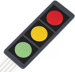 Electronic Components 3Pcs 3Key Press Film Switch Module Single Chip Microcomputer Extended Keyboard E