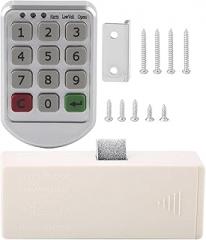 ABS Plastic Panel Digital Electronic Intelligent Password Keypad Number Cabinet Door Lock, Electronic Lock with Zinc Alloy Material, 12mm Installation for Lockers,