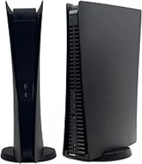 Black Faceplate for PS5 - Hard Shockproof Case for Playstation 5 - Protector Cover for PS5 (Digital Edition - Black)